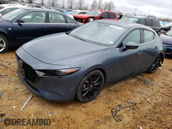 2019 Mazda Mazda3 Hatchback w/Premium Pkg with VIN JM1BPANM8K1124195, listed as a Copart auction lot 46151313 with 40,282 mi miles. Bid and sale history available at carsss.com. Image 1.