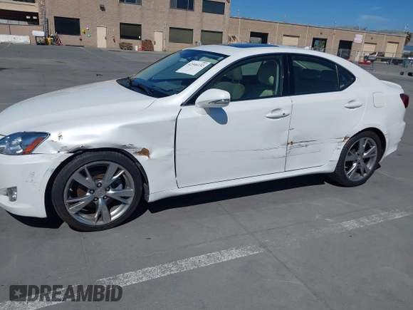 2010 Lexus IS 250 with VIN JTHBF5C22A5125439, listed as a IAAI auction lot 42346132 with 226,500 mi miles and . Bid and sale history available at DreamBid. Image 6.