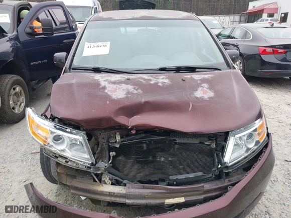 2012 Honda Odyssey EX with VIN 5FNRL5H48CB104969, listed as a IAAI auction lot 41208438 with 198,649 mi miles. Bid and sale history available at carsss.com. Image 12.