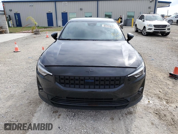 2023 Polestar 2 with VIN YSMED3KA0PL132433, listed as a Copart auction lot 79599194 with 28,580 mi miles and Clean Title. Bid and sale history available at carsss.com. Image 5.