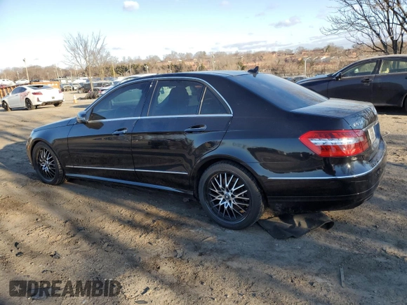 2011 Mercedes-Benz E 550 Luxury with VIN WDDHF9AB2BA264183, listed as a Copart auction lot 46336995 with 184,659 mi miles and Salvage title. Bid and sale history available at DreamBid. Image 2.