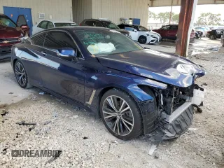2021 Infiniti Q60 Luxe with VIN JN1EV7KK2MM410914, listed as a Copart auction lot 68138022 with 13,107 mi miles and . Bid and sale history available at carsss.com. Image 4.