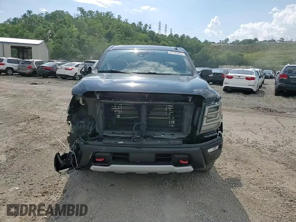 2021 Nissan Titan SV with VIN 1N6AA1ED7MN530751, listed as a Copart auction lot 62183225 with 63,430 mi miles and Salvage title. Bid and sale history available at DreamBid. Image 14.