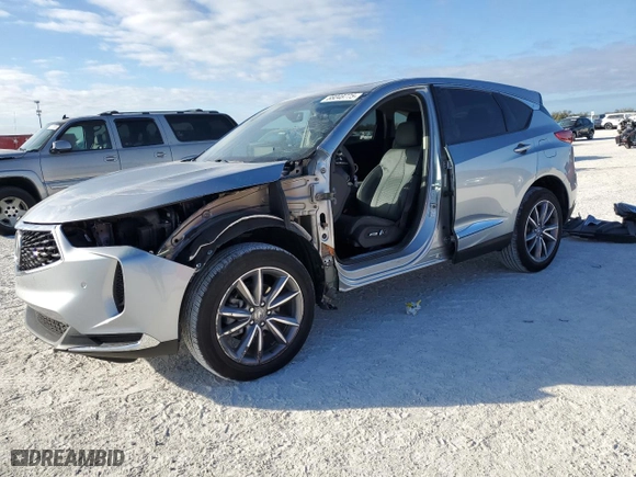 2022 Acura RDX w/Technology Package with VIN 5J8TC1H5XNL007524, listed as a Copart auction lot 88048775 with 17,191 mi miles and Salvage Title. Bid and sale history available at carsss.com. Image 1.