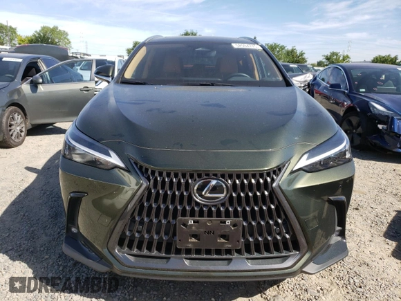 2022 Lexus NX with VIN JTJGGCEZ7N2003568, listed as a Copart auction lot 52594775 with 23,240 mi miles and Salvage Title. Bid and sale history available at carsss.com. Image 5.