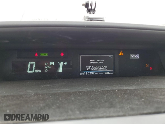 2015 Toyota Prius Two with VIN JTDZN3EU9FJ019946, listed as a Copart auction lot 47467305 with 120,292 mi miles and Salvage Title. Bid and sale history available at DreamBid. Image 9.