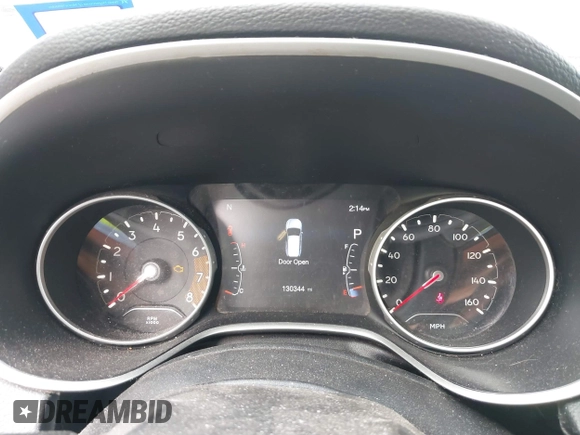 2018 Jeep Compass Sport with VIN 3C4NJCAB9JT339316, listed as a IAAI auction lot 41710918 with 130,344 mi miles. Bid and sale history available at carsss.com. Image 7.