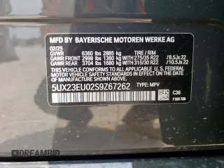 2025 BMW X5 xDrive40i z VIN 5UX23EU02S9Z67262, wystawiony jako Copart lot #56757915 z przebiegiem 2 538 mil mil oraz Szkoda całkowita • Salvage title. Historia ofert i sprzedaży dostępna na DreamBid. Obrazek 13.