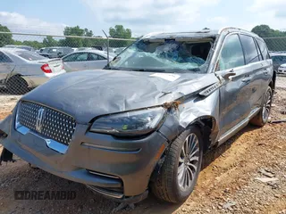 2022 Lincoln Aviator Reserve with VIN 5LM5J7WC7NGL00526, listed as a IAAI auction lot 42621456 with 55,708 mi miles and . Bid and sale history available at DreamBid. Image 16.