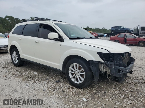2013 Dodge Journey SXT with VIN 3C4PDCBGXDT619017, listed as a Copart auction lot 49903625 with Not Provided miles and Salvage Title. Bid and sale history available at carsss.com. Image 4.