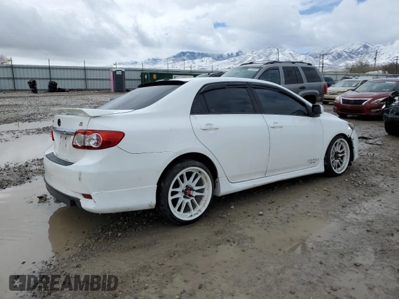 2013 Toyota Corolla L with VIN 5YFBU4EE4DP110165, listed as a Copart auction lot 51531605 with 229,171 mi miles and Salvage Title. Bid and sale history available at DreamBid. Image 3.