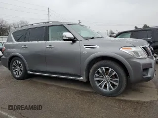 2018 Nissan Armada SV with VIN JN8AY2NC7J9550101, listed as a Copart auction lot 44971355 with 136,149 mi miles and Clean Title. Bid and sale history available at carsss.com. Image 4.