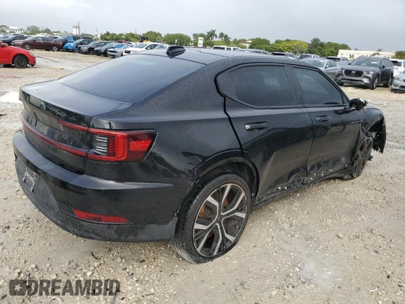 2022 Polestar 2 with VIN LPSED3KA1NL054438, listed as a Copart auction lot 78484074 with 42,051 mi miles and Non Repairable. Bid and sale history available at carsss.com. Image 3.