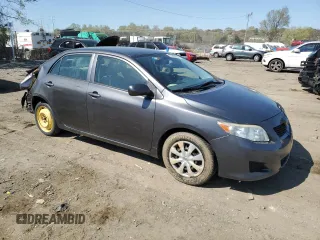 2009 Toyota Corolla with VIN JTDBL40E99J006440, listed as a Copart auction lot 53666405 with 190,060 mi miles and Salvage Title. Bid and sale history available at carsss.com. Image 4.