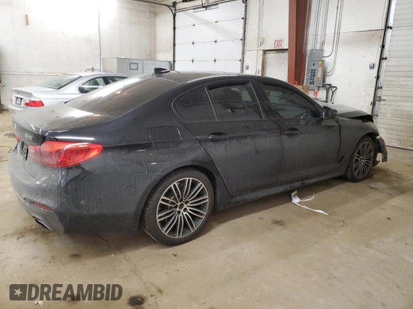 2020 BMW 5 Series 540i xDrive with VIN WBAJS3C07LWW68016, listed as a Copart auction lot 84332374 with Not provided miles and Salvage title. Bid and sale history available at DreamBid. Image 3.