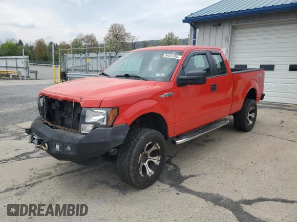 2013 Ford F-150 XL with VIN 1FTFX1EF2DKE90587, listed as a Copart auction lot 54401265 with 217,011 mi miles and Salvage Title. Bid and sale history available at carsss.com. Image 1.