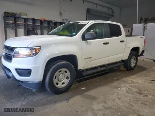 2020 Chevrolet Colorado 4WD Work Truck with VIN 1GCGTBEN9L1219429, listed as a Copart auction lot 46826185 with 57,180 mi miles and Salvage Title. Bid and sale history available at carsss.com. Image 1.
