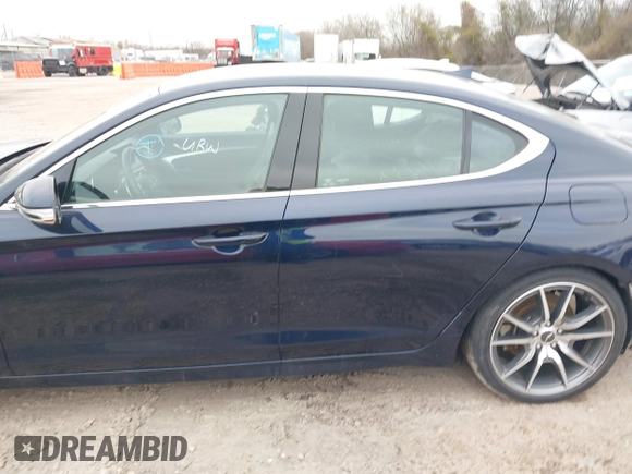 2023 Genesis G70 2.0T with VIN KMTG34TA3PU129307, listed as a IAAI auction lot 41636981 with 37,593 mi miles and . Bid and sale history available at DreamBid. Image 15.