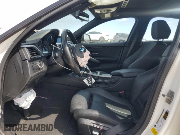 2017 BMW 4 Series 430i with VIN WBA4F7C36HG787941, listed as a Copart auction lot 53508105 with 141,324 mi miles and Salvage title. Bid and sale history available at DreamBid. Image 7.