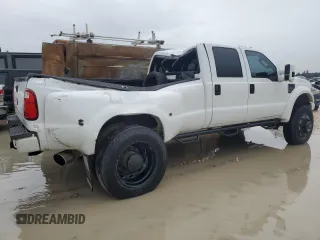 2008 Ford F-450 XL with VIN 1FTXW43R78EA89840, listed as a Copart auction lot 63875354 with 192,245 mi miles and Salvage Title. Bid and sale history available at carsss.com. Image 3.
