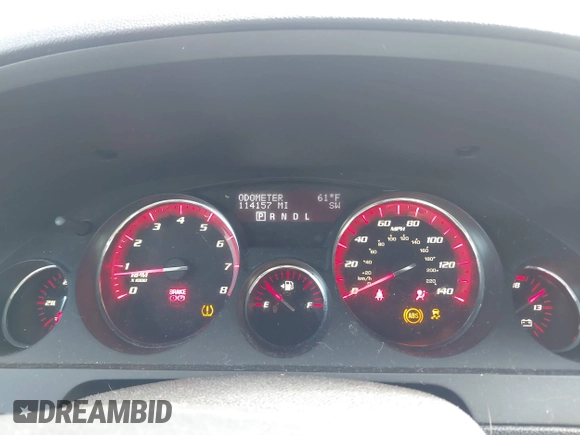 2011 GMC Acadia SLT1 with VIN 1GKKRRED6BJ208108, listed as a IAAI auction lot 41757852 with 114,157 mi miles. Bid and sale history available at carsss.com. Image 7.
