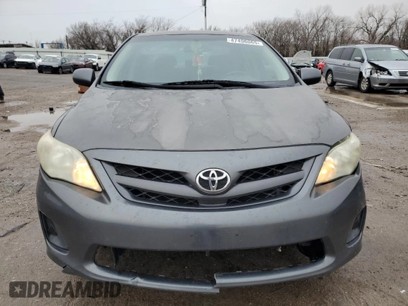 2011 Toyota Corolla L with VIN 2T1BU4EE7BC606624, listed as a Copart auction lot 47496065 with 159,382 mi miles and Clean Title. Bid and sale history available at carsss.com. Image 5.