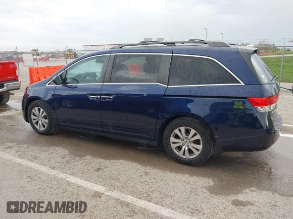 2014 Honda Odyssey EX-L with VIN 5FNRL5H68EB049914, listed as a IAAI auction lot 41986894 with 125,222 mi miles and . Bid and sale history available at carsss.com. Image 14.