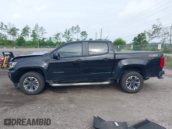2021 Chevrolet Colorado 4WD Z71 with VIN 1GCGTDEN5M1190797, listed as a IAAI auction lot 42473079 with 77,290 mi miles and . Bid and sale history available at DreamBid. Image 14.
