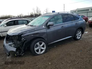 2012 Lexus RX 350 with VIN 2T2BK1BA2CC132973, listed as a Copart auction lot 50962195 with 0 mi miles and Salvage Title. Bid and sale history available at carsss.com. Image 1.