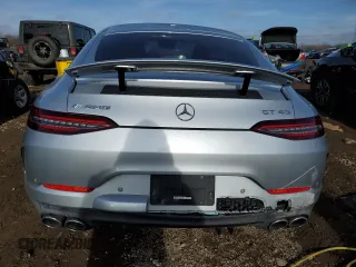 2021 Mercedes-Benz AMG GT 43 with VIN W1K7X5KBXMA038637, listed as a Copart auction lot 85388964 with 11,655 mi miles and Salvage title. Bid and sale history available at DreamBid. Image 6.