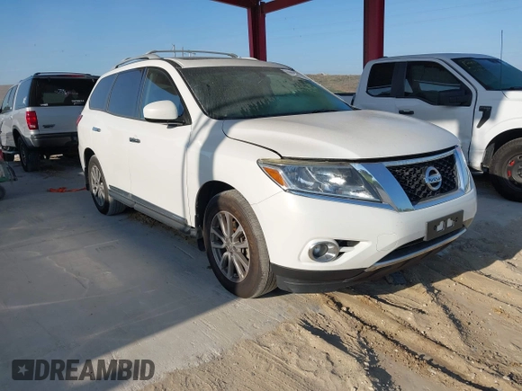 2014 Nissan Pathfinder SV with VIN 5N1AR2MN4EC626860, listed as a IAAI auction lot 42094147 with 275,819 mi miles. Bid and sale history available at carsss.com. Image 1.