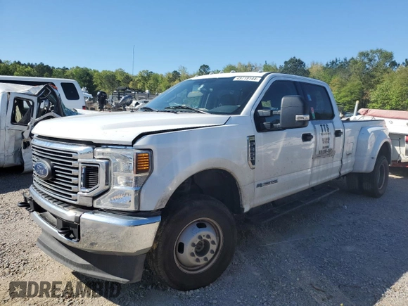 2021 Ford F-350 XL z VIN 1FT8W3DT5MED43189, wystawiony jako Copart lot #49719144 z przebiegiem Nie podano mil oraz Szkoda całkowita • Salvage title. Historia ofert i sprzedaży dostępna na DreamBid. Obrazek 1.