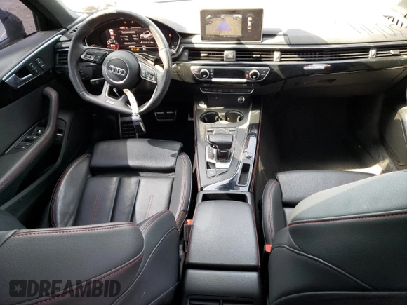 2019 Audi A4 Premium Plus with VIN WAUENAF42KA044955, listed as a Copart auction lot 46553044 with 77,833 mi miles and Salvage Title. Bid and sale history available at carsss.com. Image 8.
