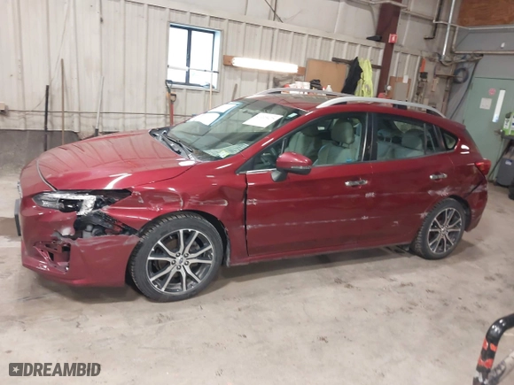 2017 Subaru Impreza Limited with VIN 4S3GTAU62H3738810, listed as a IAAI auction lot 41225478 with 52,606 mi miles. Bid and sale history available at carsss.com. Image 14.