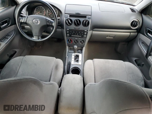 2007 Mazda 6 S Sport VE with VIN 1YVHP80D575M13667, listed as a Copart auction lot 80894484 with 188,180 mi miles and Salvage Title. Bid and sale history available at DreamBid. Image 8.