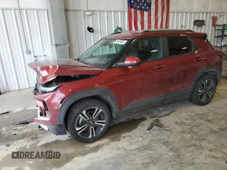 2024 Chevrolet TrailBlazer LT with VIN KL79MPSL5RB082463, listed as a Copart auction lot 46459905 with 15,303 mi miles and Salvage Title. Bid and sale history available at carsss.com. Image 1.