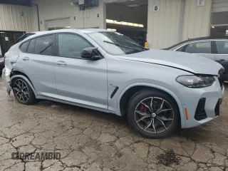 2023 BMW X4 M40i with VIN 5UX43DT0XP9N63346, listed as a Copart auction lot 78516424 with 0 mi miles and Salvage Title. Bid and sale history available at carsss.com. Image 4.