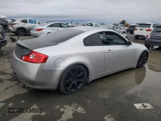 2005 Infiniti G35 Coupe with VIN JNKCV54E05M409017, listed as a Copart auction lot 81518344 with 0 mi miles and Salvage Title. Bid and sale history available at carsss.com. Image 3.