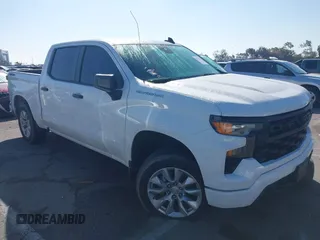2022 Chevrolet Silverado 1500 Custom with VIN 1GCPDBEK2NZ627732, listed as a IAAI auction lot 41718968 with 1 mi miles. Bid and sale history available at carsss.com. Image 13.