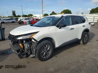 2021 Nissan Rogue S with VIN 5N1AT3AA0MC765617, listed as a Copart auction lot 60599455 with 50,366 mi miles and Salvage title. Bid and sale history available at DreamBid. Image 1.