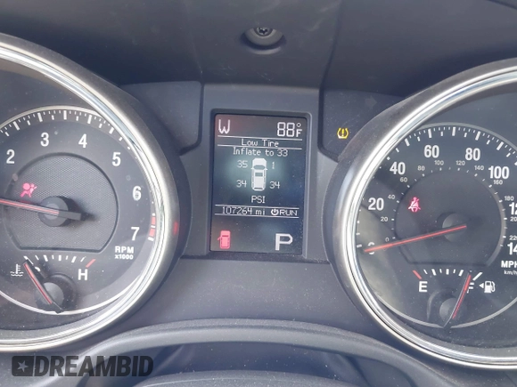 2013 Jeep Grand Cherokee Laredo with VIN 1C4RJEAG9DC621061, listed as a IAAI auction lot 41846537 with 107,264 mi miles. Bid and sale history available at carsss.com. Image 7.
