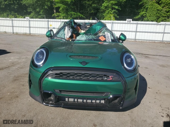 2023 MINI Hardtop 2 Door Cooper S with VIN WMW53DH05P2T08382, listed as a Copart auction lot 58506574 with 0 mi miles and Salvage Title. Bid and sale history available at carsss.com. Image 5.