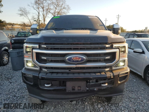 2021 Ford Super Duty F-250 SRW XL with VIN 1FT7W2BTXMED76648, listed as a Copart auction lot 47585975 with 96,454 mi miles and Salvage Title. Bid and sale history available at carsss.com. Image 5.