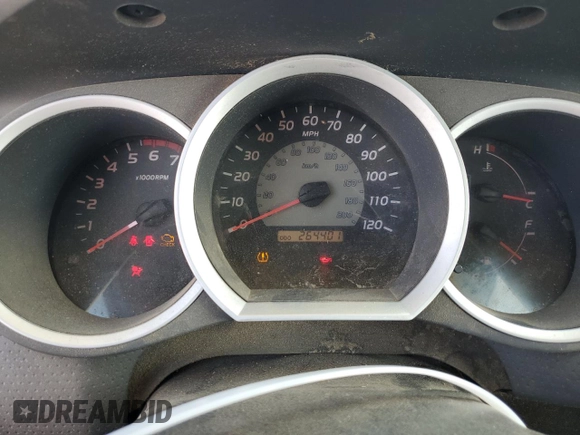 2009 Toyota Tacoma with VIN 5TENX22N39Z631781, listed as a Copart auction lot 43158635 with 264,401 mi miles and Salvage Title. Bid and sale history available at carsss.com. Image 9.
