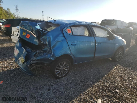 2018 Mitsubishi Mirage G4 ES with VIN ML32F3FJ1JHF11315, listed as a Copart auction lot 48782655 with 76,608 mi miles and Salvage Title. Bid and sale history available at carsss.com. Image 3.