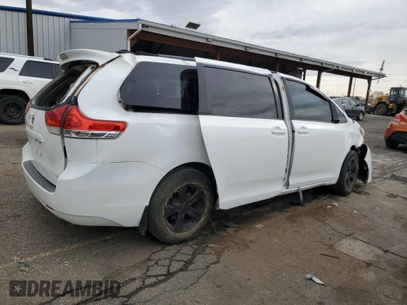 2011 Toyota Sienna LE AAS with VIN 5TDKK3DC6BS168718, listed as a Copart auction lot 51317445 with 141,933 mi miles and Clean title. Bid and sale history available at DreamBid. Image 3.