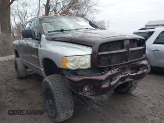 2005 Dodge Ram 3500 SLT with VIN 3D7LS38C95G829634, listed as a IAAI auction lot 41478684 with 173,801 mi miles. Bid and sale history available at carsss.com. Image 1.