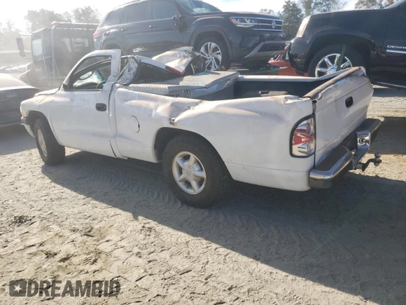 2001 Dodge Dakota with VIN 1B7FL26P91S262462, listed as a Copart auction lot 77193614 with 0 mi miles and Salvage Title. Bid and sale history available at carsss.com. Image 2.