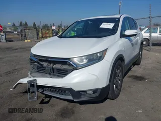 2019 Honda CR-V EX-L with VIN JHLRW2H83KX003600, listed as a IAAI auction lot 41882362 with 111,492 mi miles and . Bid and sale history available at carsss.com. Image 2.