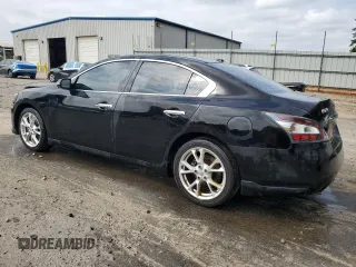 2013 Nissan Maxima S with VIN 1N4AA5AP1DC840938, listed as a Copart auction lot 54053185 with 145,174 mi miles and Salvage Title. Bid and sale history available at DreamBid. Image 2.